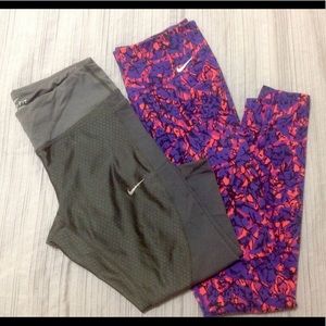 Nike workout leggings BUNDLE! Sz Small